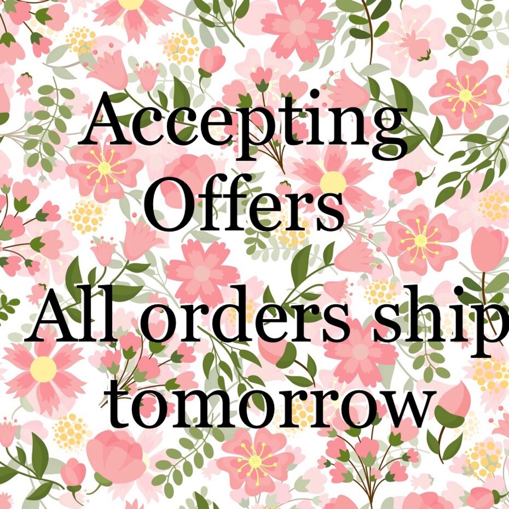 ALL ORDERS SHIP TOMORROW 05/26